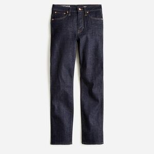 J. Crew Curvy vintage slim-straight jean in Rinse wash